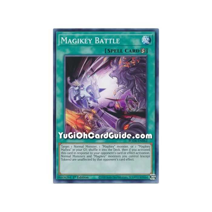 Magikey Battle (Common) – Burst of Destiny | Carta YUGIOH en México