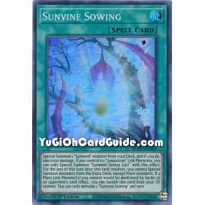 Sunvine Sowing (Super Rare) – Burst of Destiny | Carta YUGIOH en México