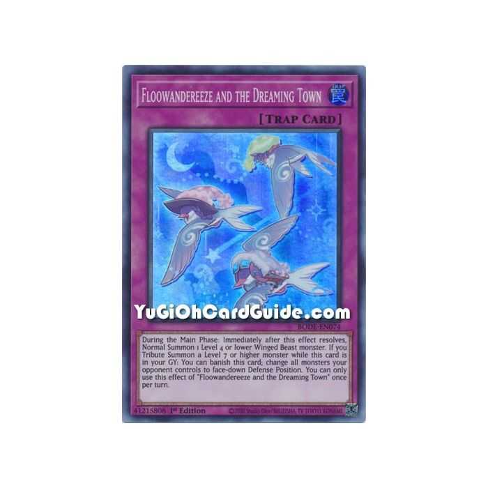 Floowandereeze and  the Dreaming Town (Super Rare) – Burst of Destiny | Carta YUGIOH en México