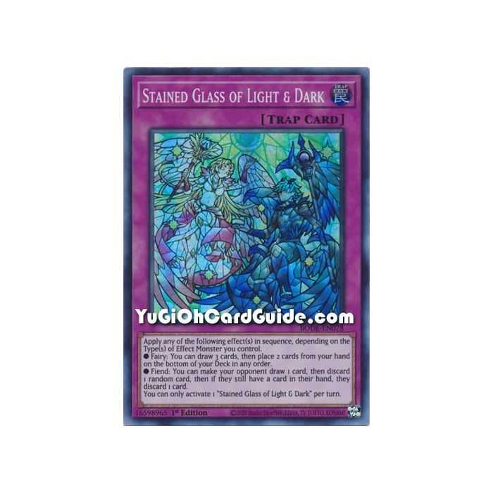 Stained Glass of Light and Dark (Super Rare) – Burst of Destiny | Carta YUGIOH en México