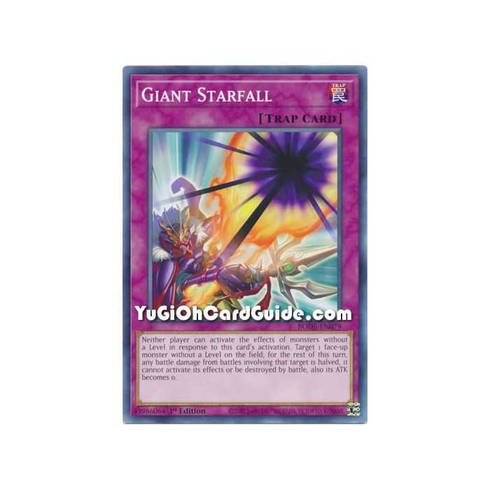 Giant Starfall (Common) – Burst of Destiny | Carta YUGIOH en México