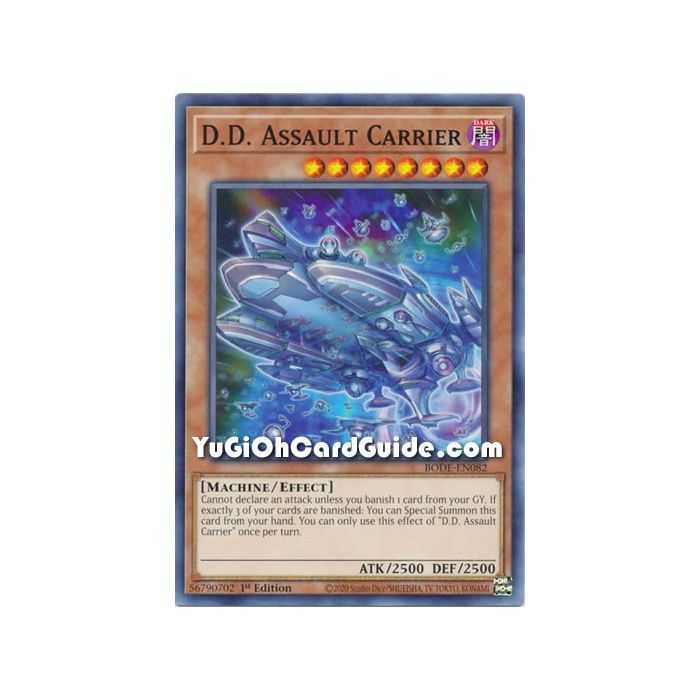 D.D. Assault Carrier (Common) – Burst of Destiny | Carta YUGIOH en México