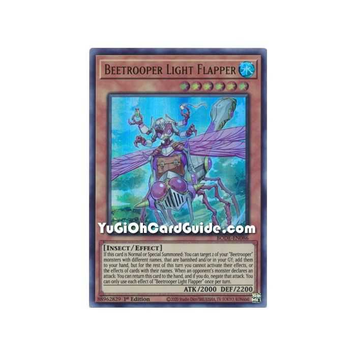 Beetrooper Light Flapper (Ultra Rare) – Burst of Destiny | Carta YUGIOH en México