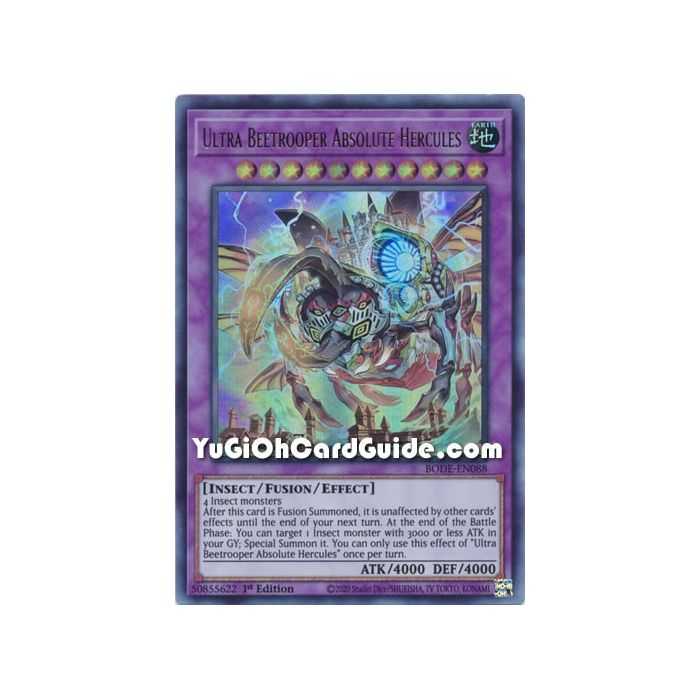 Ultra Beetrooper Absolute Hercules (Ultra Rare) – Burst of Destiny | Carta YUGIOH en México