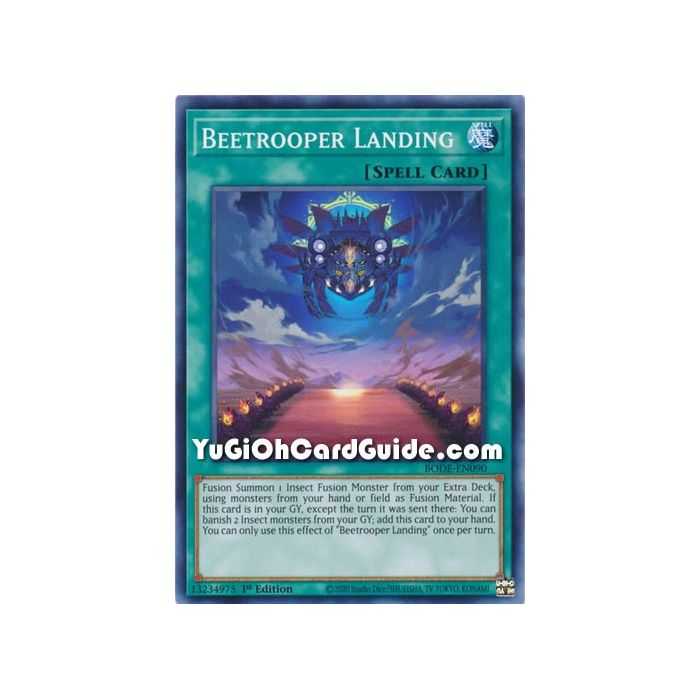 Beetrooper Landing (Common) – Burst of Destiny | Carta YUGIOH en México