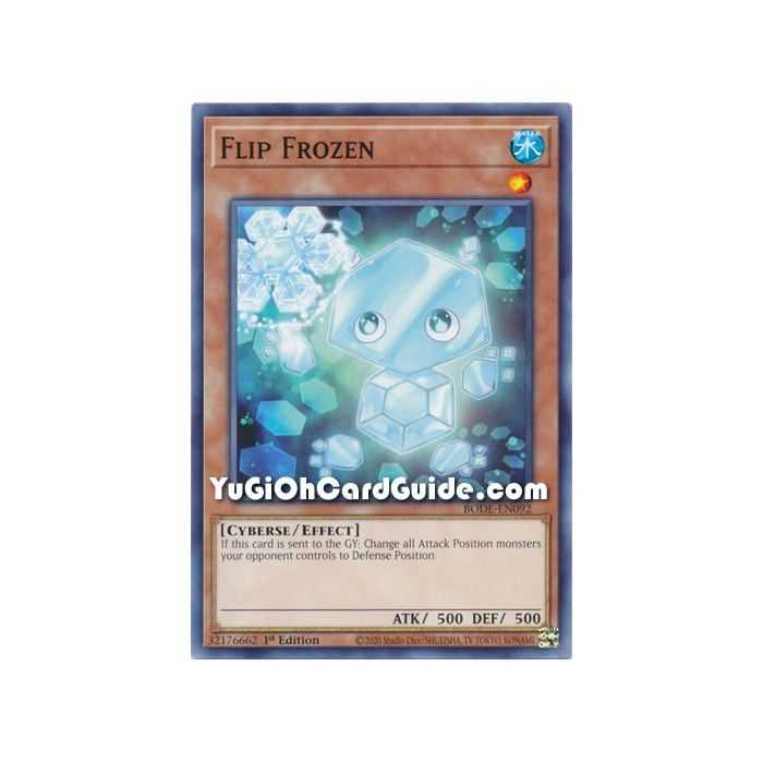 Flip Frozen (Common) – Burst of Destiny | Carta YUGIOH en México