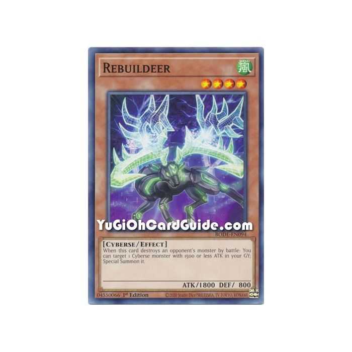 Rebuildeer (Common) – Burst of Destiny | Carta YUGIOH en México