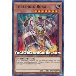 Threshold Borg (Common) – Burst of Destiny | Carta YUGIOH en México