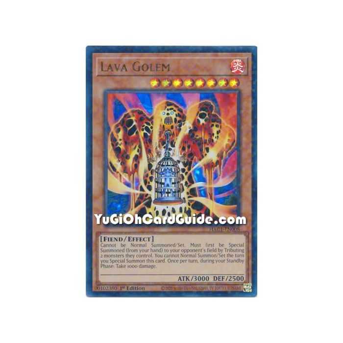 Lava Golem (Ultra Rare/Duel Terminal) – Hidden Arsenal Chapter 1 | Carta YUGIOH en México