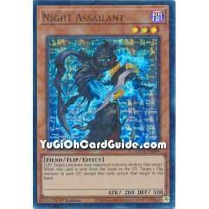 Night Assailant (Ultra Rare/Duel Terminal) – Hidden Arsenal Chapter 1 | Carta YUGIOH en México