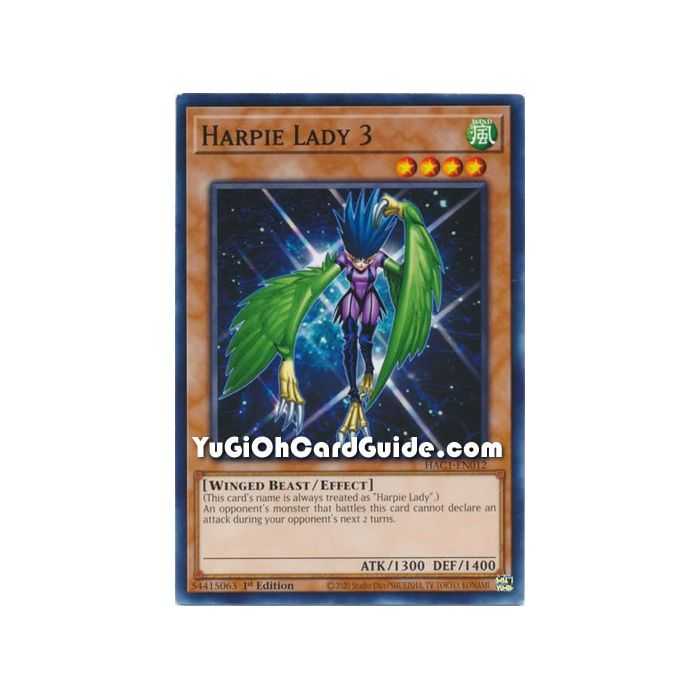 Harpie Lady 3 (Common) – Hidden Arsenal Chapter 1 | Carta YUGIOH en México