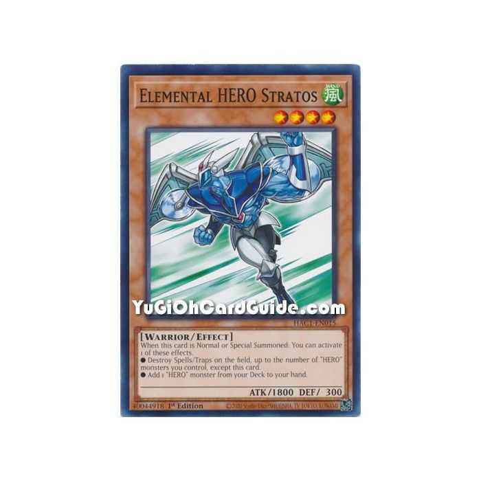 Elemental HERO Stratos (Common) – Hidden Arsenal Chapter 1 | Carta YUGIOH en México