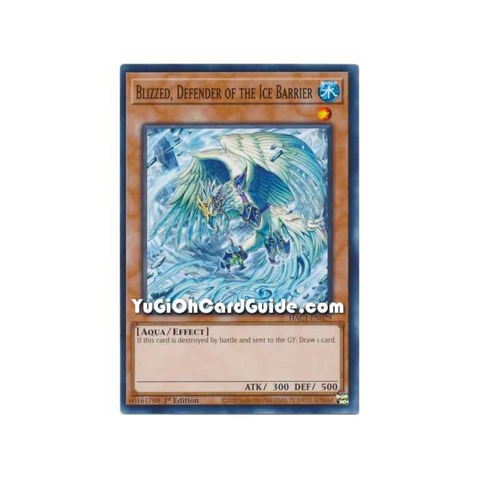 Blizzed, Defender of the Ice Barrier (Common) – Hidden Arsenal Chapter 1 | Carta YUGIOH en México