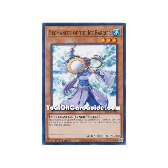Geomancer of the Ice Barrier (Common) – Hidden Arsenal Chapter 1 | Carta YUGIOH en México