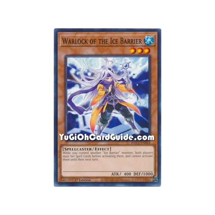 Warlock of the Ice Barrier (Common) – Hidden Arsenal Chapter 1 | Carta YUGIOH en México