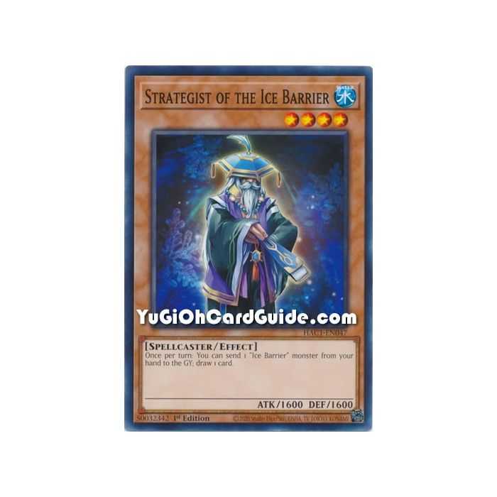 Strategist of the Ice Barrier (Common) – Hidden Arsenal Chapter 1 | Carta YUGIOH en México