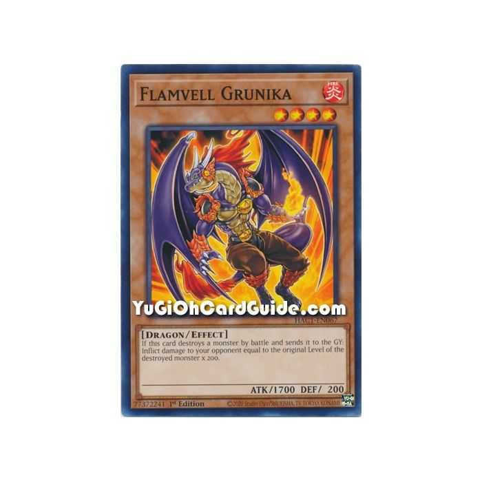 Flamvell Grunika (Common) – Hidden Arsenal Chapter 1 | Carta YUGIOH en México