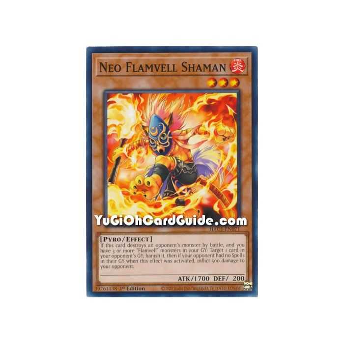 Neo Flamvell Shaman (Common) – Hidden Arsenal Chapter 1 | Carta YUGIOH en México