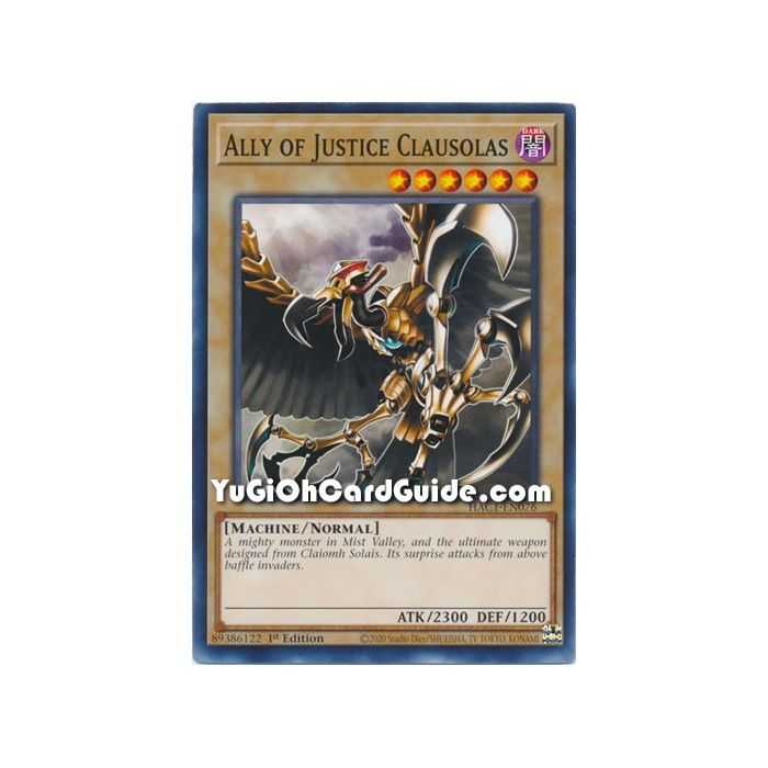 Ally of Justice Clausolas (Common) – Hidden Arsenal Chapter 1 | Carta YUGIOH en México
