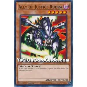 Ally of Justice Rudra (Common) – Hidden Arsenal Chapter 1 | Carta YUGIOH en México