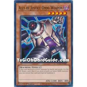 Ally of Justice Omni-Weapon (Common) – Hidden Arsenal Chapter 1 | Carta YUGIOH en México