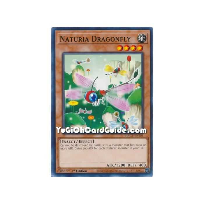 Naturia Dragonfly (Common) – Hidden Arsenal Chapter 1 | Carta YUGIOH en México