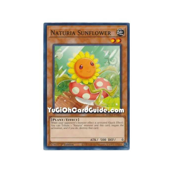 Naturia Sunflower (Common) – Hidden Arsenal Chapter 1 | Carta YUGIOH en México