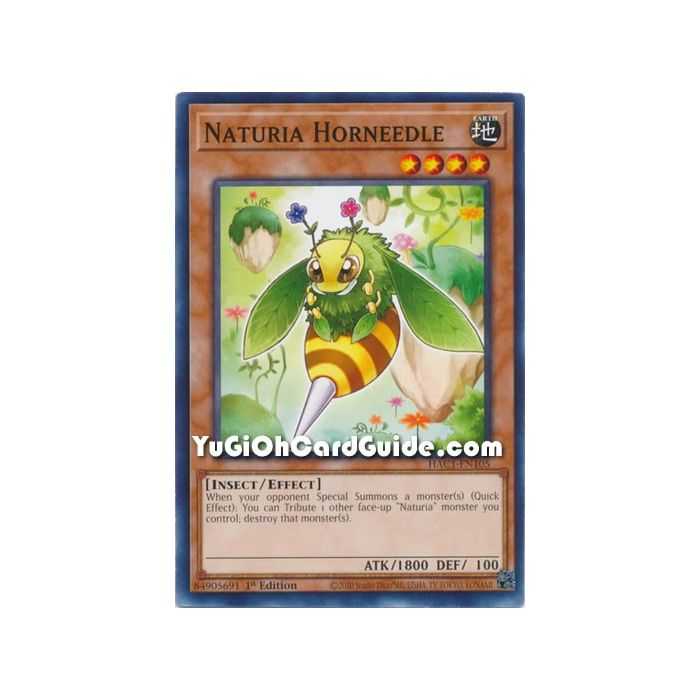 Naturia Horneedle (Common) – Hidden Arsenal Chapter 1 | Carta YUGIOH en México