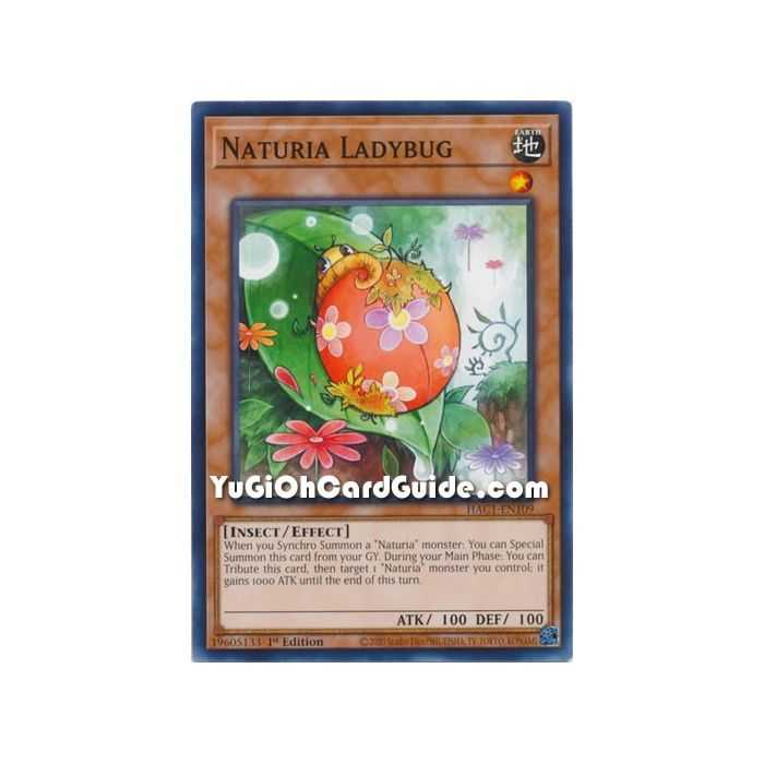 Naturia Ladybug (Common) – Hidden Arsenal Chapter 1 | Carta YUGIOH en México