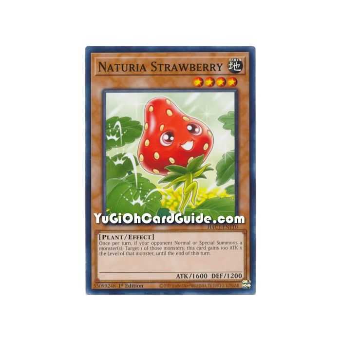 Naturia Strawberry (Common) – Hidden Arsenal Chapter 1 | Carta YUGIOH en México