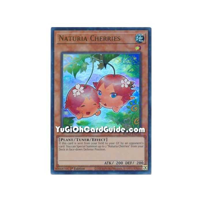 Naturia Cherries (Ultra Rare/Duel Terminal) – Hidden Arsenal Chapter 1 | Carta YUGIOH en México