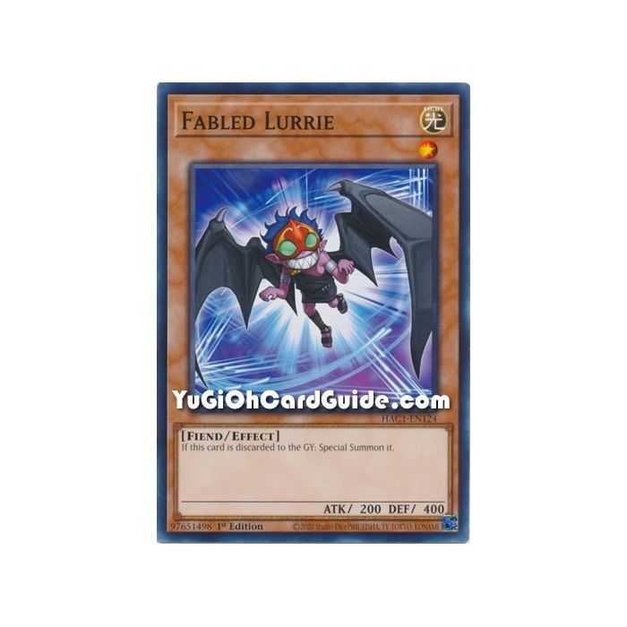 Fabled Lurrie (Common) – Hidden Arsenal Chapter 1 | Carta YUGIOH en México