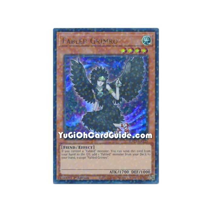 Fabled Grimro (Ultra Rare/Duel Terminal) – Hidden Arsenal Chapter 1 | Carta YUGIOH en México