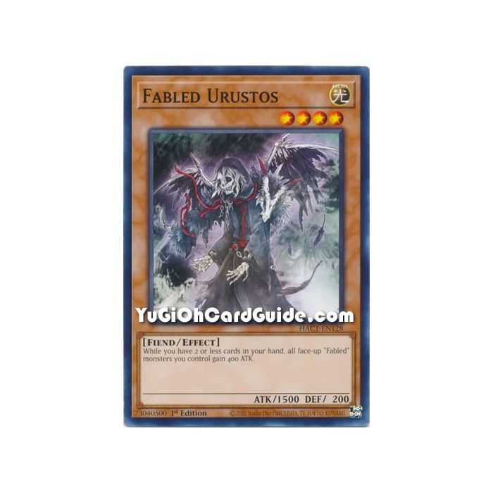 Fabled Urustos (Common) – Hidden Arsenal Chapter 1 | Carta YUGIOH en México