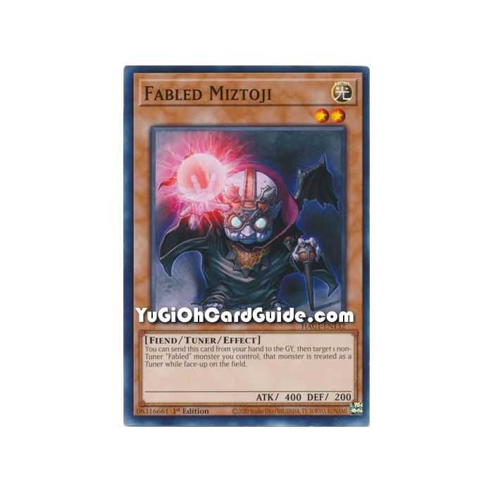 Fabled Miztoji (Common) – Hidden Arsenal Chapter 1 | Carta YUGIOH en México