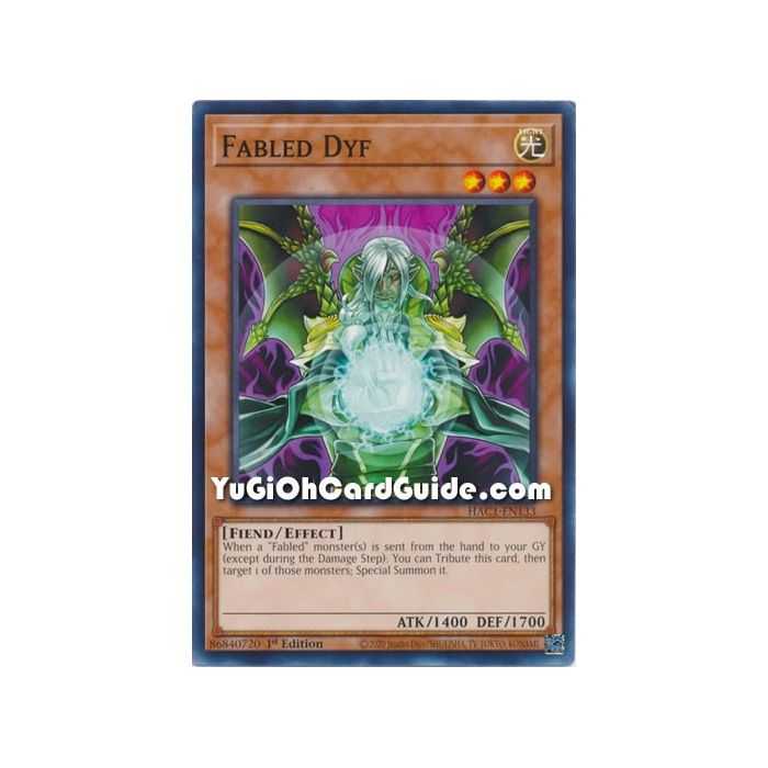 Fabled Dyf (Common) – Hidden Arsenal Chapter 1 | Carta YUGIOH en México