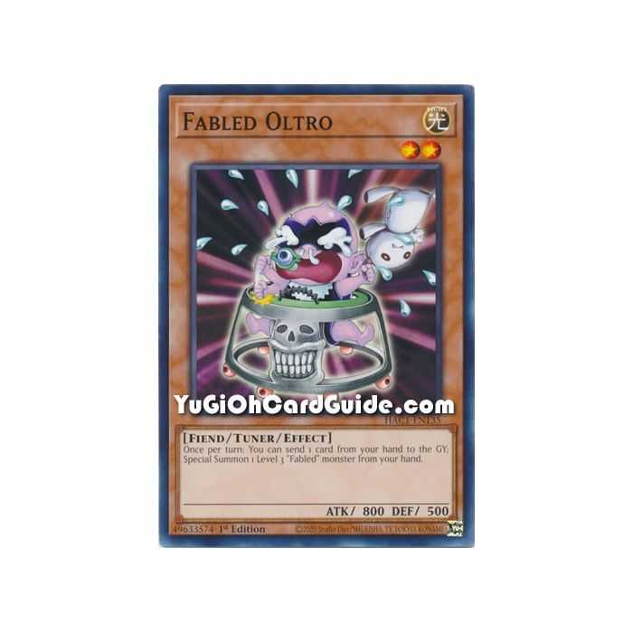 Fabled Oltro (Common) – Hidden Arsenal Chapter 1 | Carta YUGIOH en México