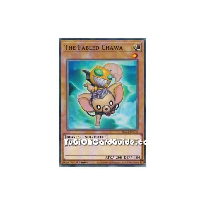 The Fabled Chawa (Common) – Hidden Arsenal Chapter 1 | Carta YUGIOH en México