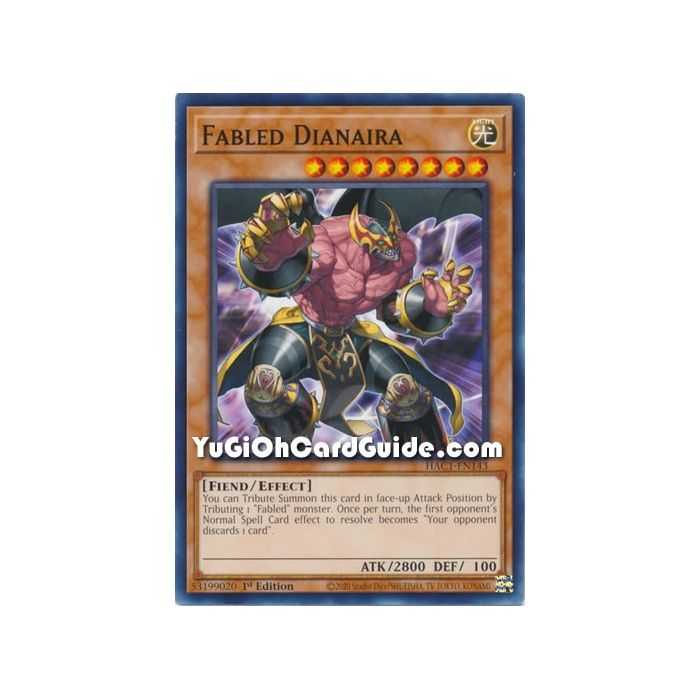Fabled Dianaira (Common) – Hidden Arsenal Chapter 1 | Carta YUGIOH en México
