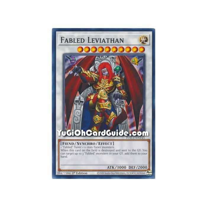 Fabled Leviathan (Common) – Hidden Arsenal Chapter 1 | Carta YUGIOH en México