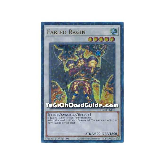 Fabled Ragin (Ultra Rare/Duel Terminal) – Hidden Arsenal Chapter 1 | Carta YUGIOH en México