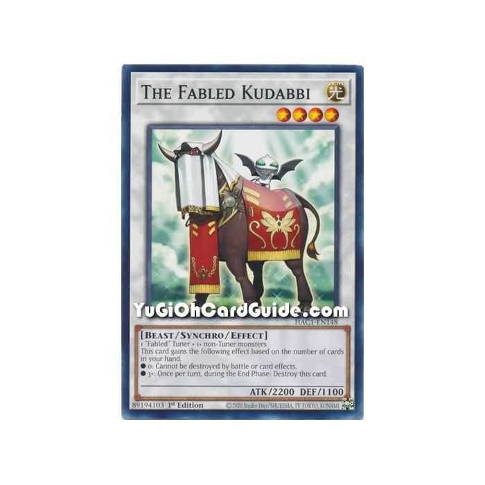 The Fabled Kudabbi (Common) – Hidden Arsenal Chapter 1 | Carta YUGIOH en México