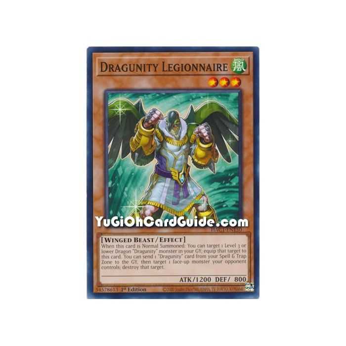 Dragunity Legionnaire (Common) – Hidden Arsenal Chapter 1 | Carta YUGIOH en México