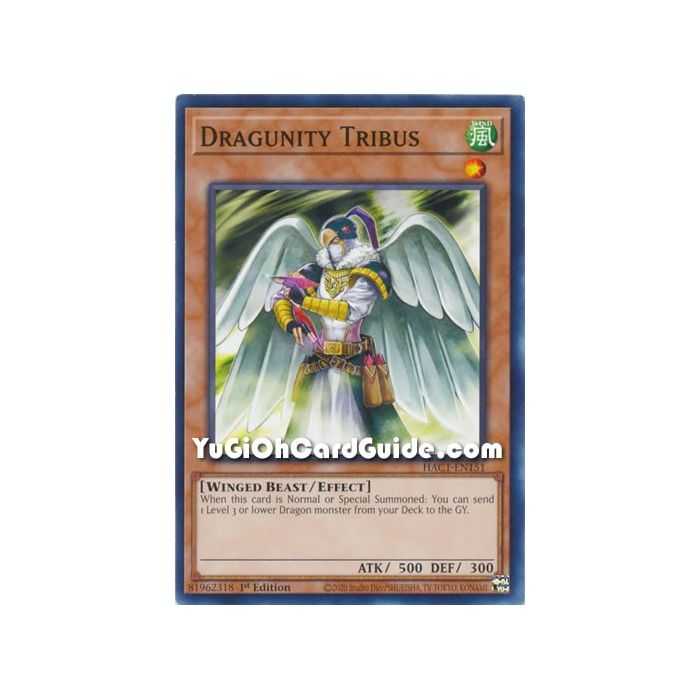 Dragunity Tribus (Common) – Hidden Arsenal Chapter 1 | Carta YUGIOH en México