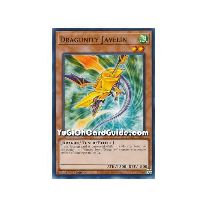 Dragunity Javelin (Common) – Hidden Arsenal Chapter 1 | Carta YUGIOH en México