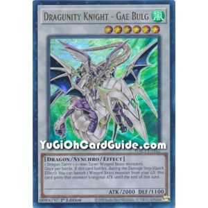 Dragunity Knight - Gae Bulg  (Ultra Rare/Duel Terminal) – Hidden Arsenal Chapter 1 | Carta YUGIOH en México