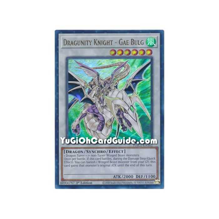 Dragunity Knight - Gae Bulg  (Ultra Rare/Duel Terminal) – Hidden Arsenal Chapter 1 | Carta YUGIOH en México