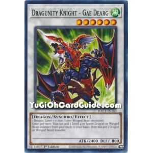 Dragunity Knight - Gae Dearg (Common) – Hidden Arsenal Chapter 1 | Carta YUGIOH en México