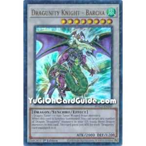 Dragunity Knight - Barcha (Ultra Rare/Duel Terminal) – Hidden Arsenal Chapter 1 | Carta YUGIOH en México