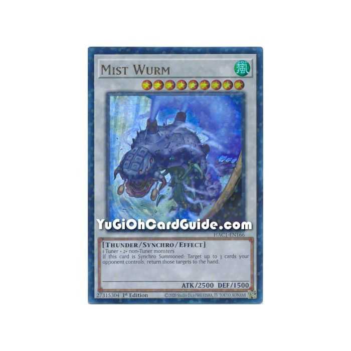 Mist Wurm (Ultra Rare/Duel Terminal) – Hidden Arsenal Chapter 1 | Carta YUGIOH en México